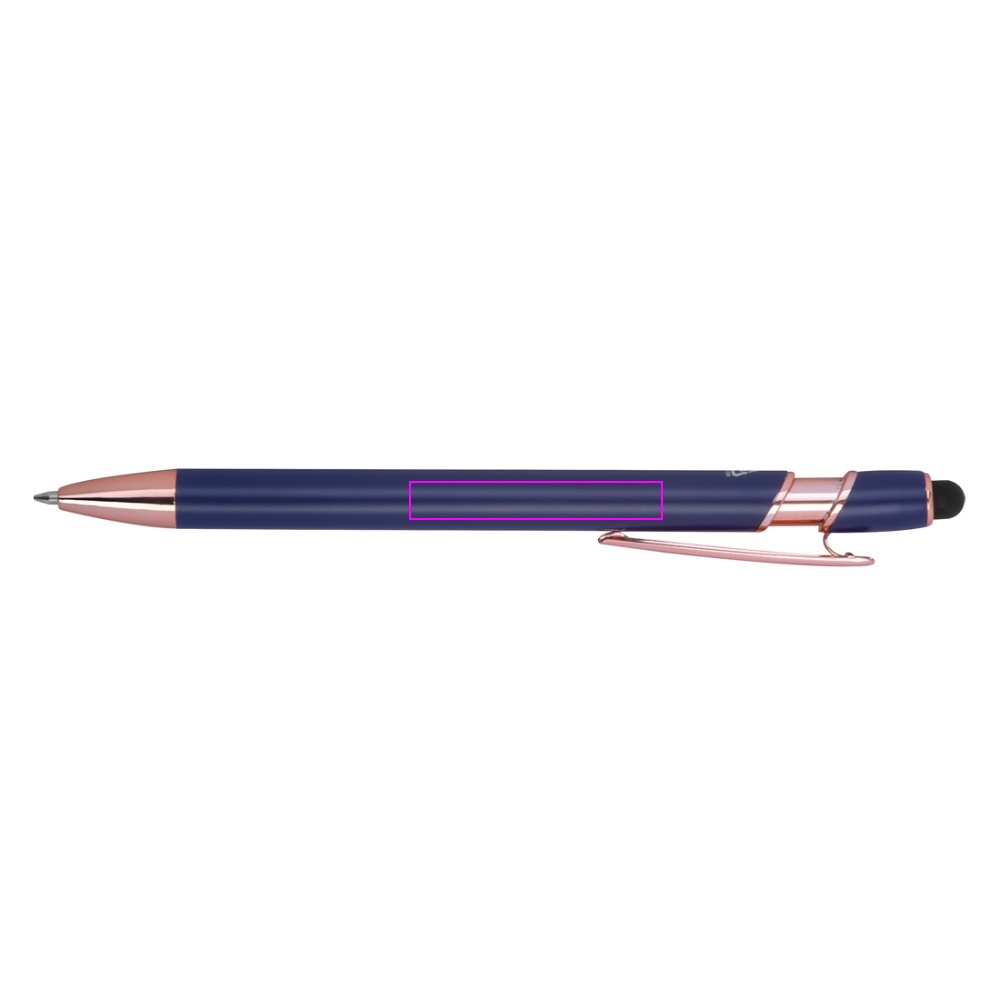 Genanvendt aluminium gel touch pen BELO HORIZONTE