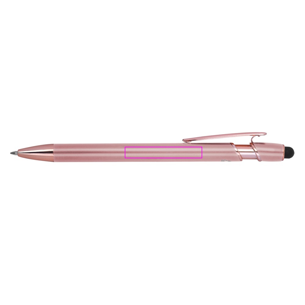 Genanvendt aluminium gel touch pen BELO HORIZONTE
