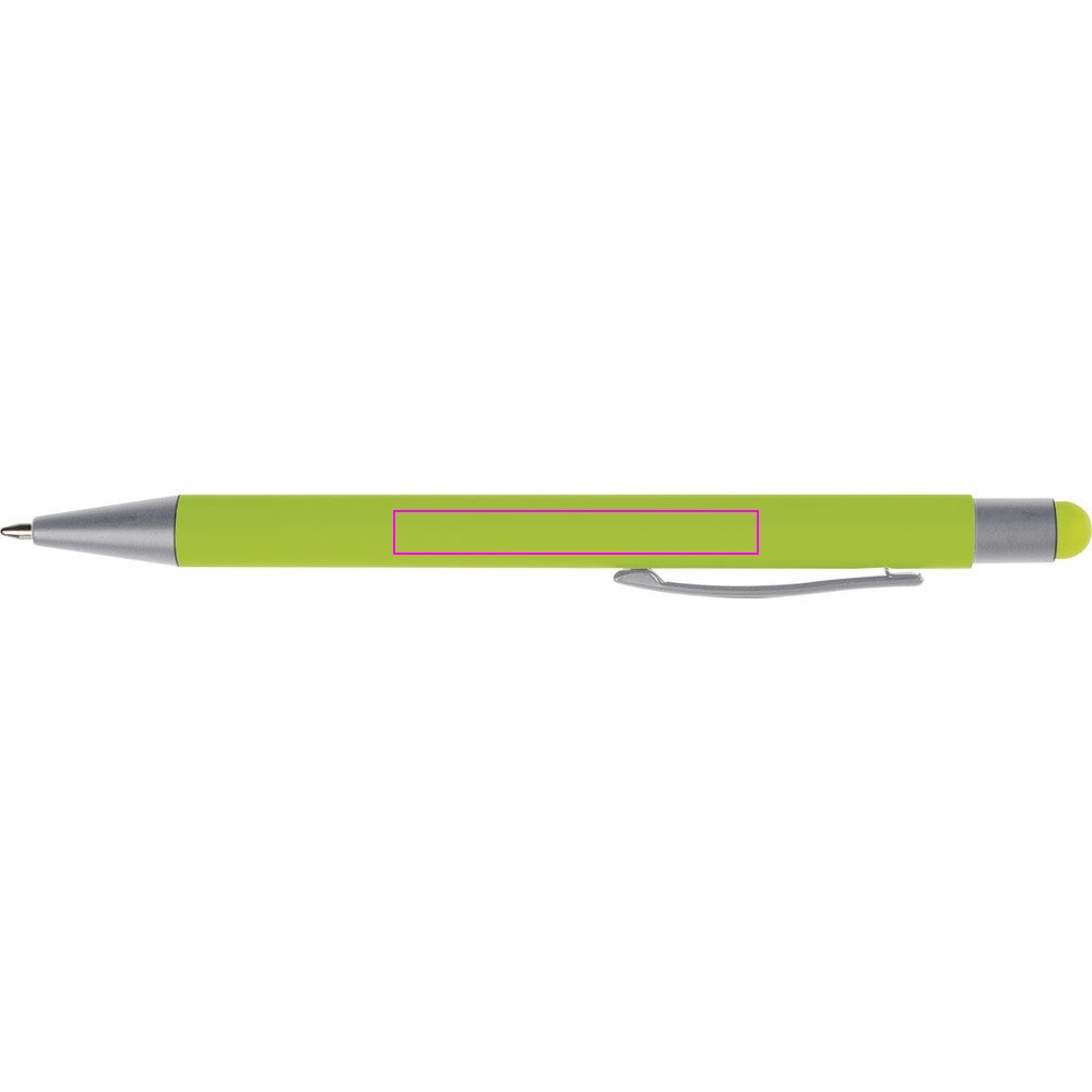 Aluminiumpen med soft-touch RIO