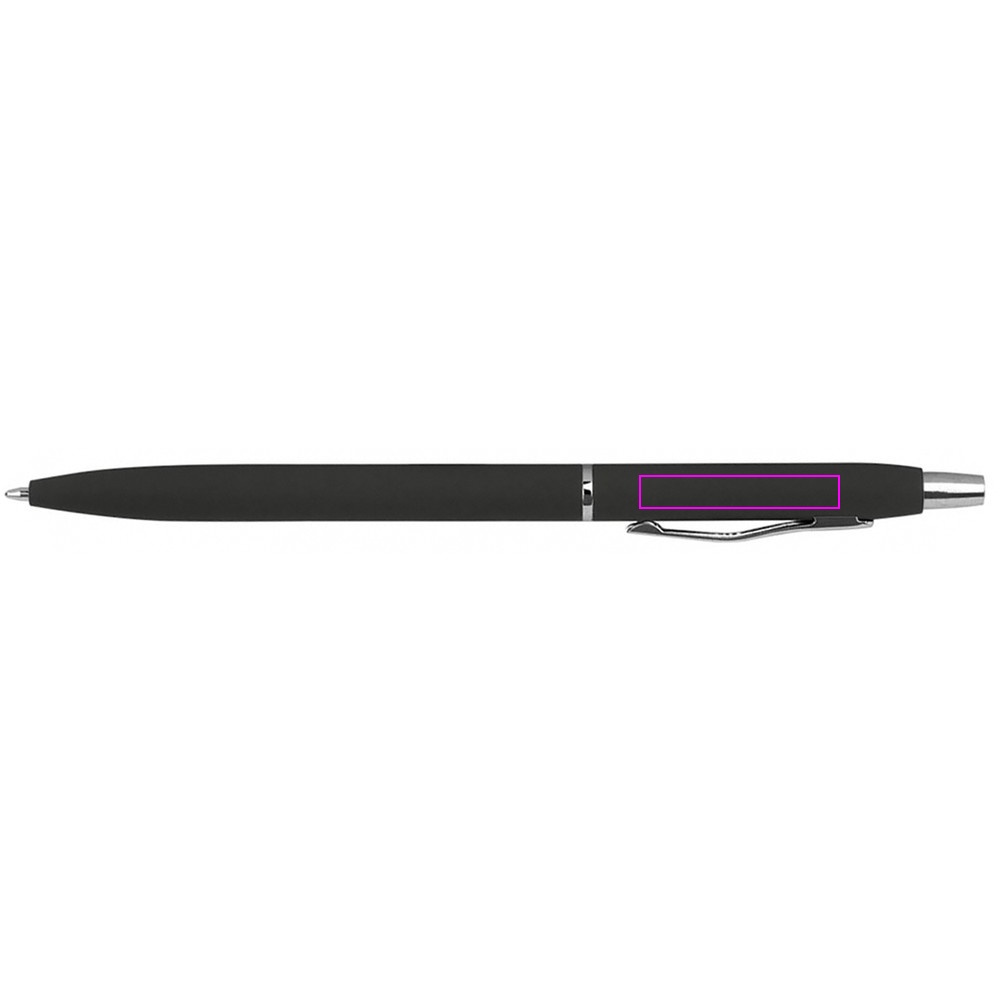 Aluminiumskuglepen med soft-touch-overflade JOHANNESBURG