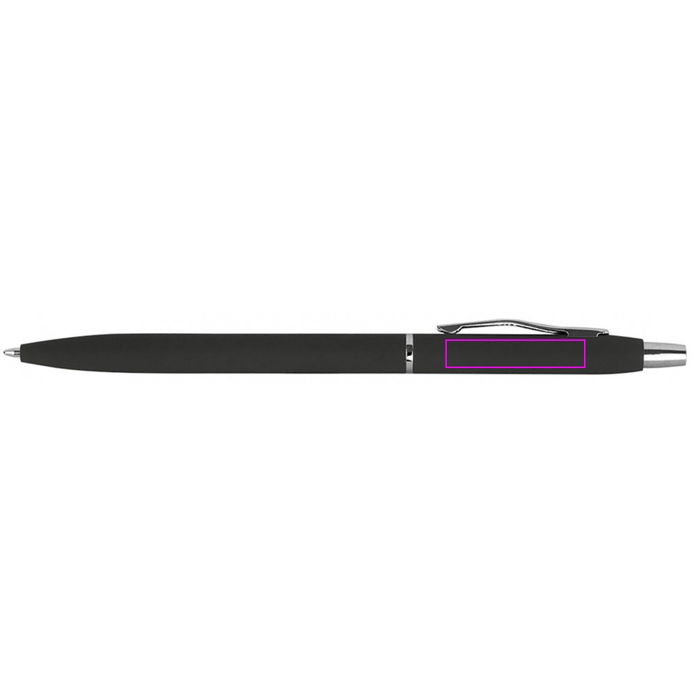Aluminiumskuglepen med soft-touch-overflade JOHANNESBURG