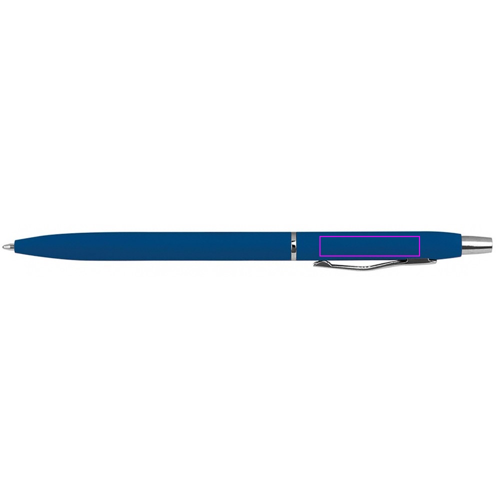 Aluminiumskuglepen med soft-touch-overflade JOHANNESBURG