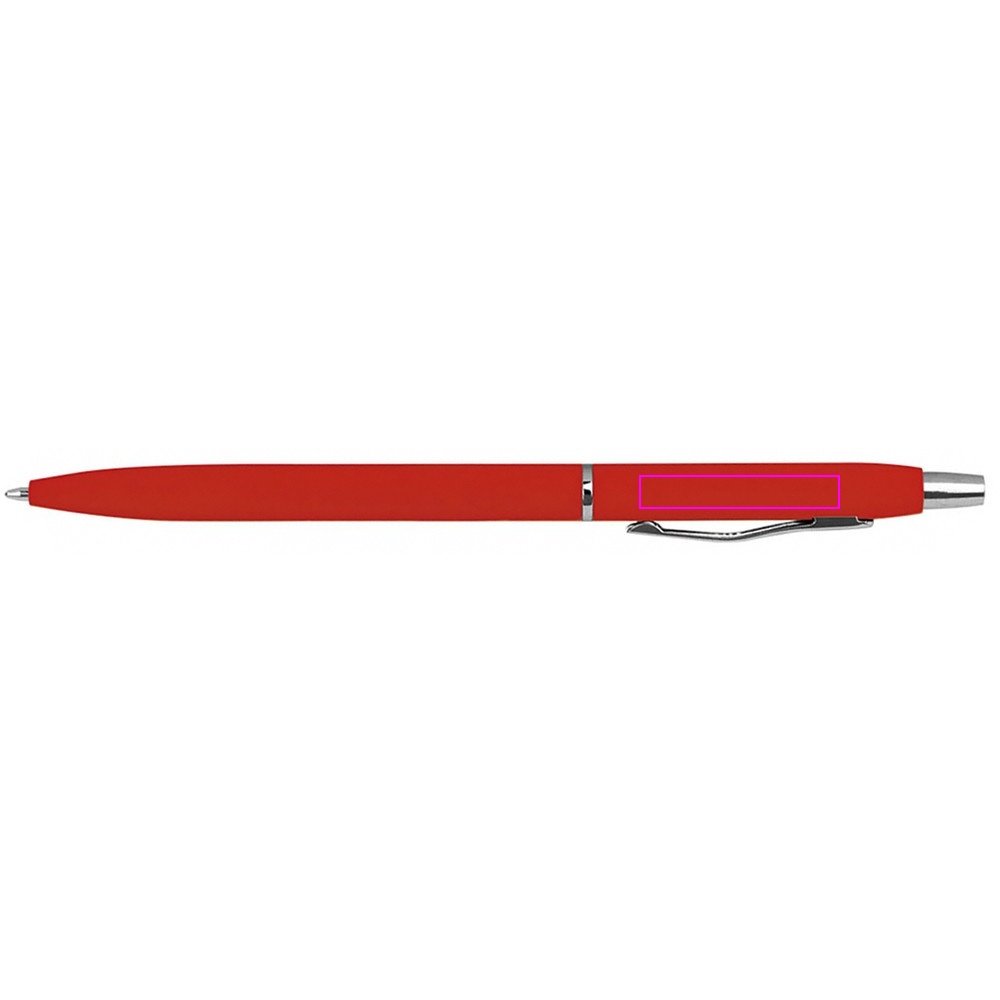 Aluminiumskuglepen med soft-touch-overflade JOHANNESBURG