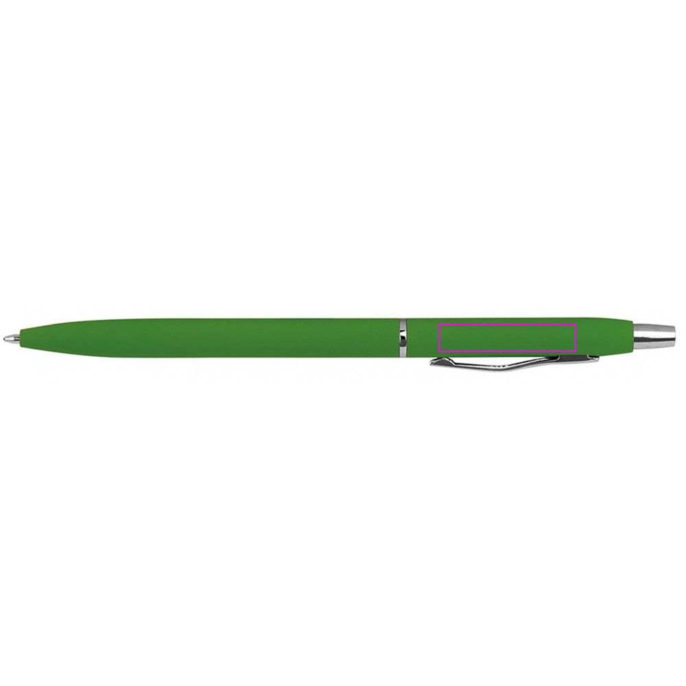 Aluminiumskuglepen med soft-touch-overflade JOHANNESBURG