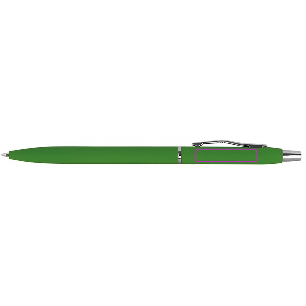 Aluminiumskuglepen med soft-touch-overflade JOHANNESBURG